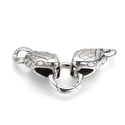 304 Stainless Steel Spring Gate Rings STAS-Q209-31-1