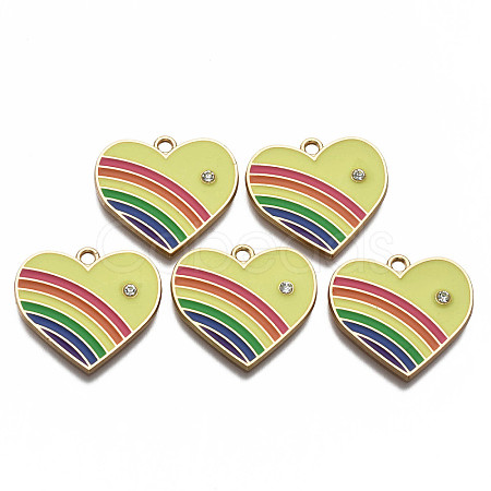 Alloy Enamel Pendants LS-ENAM-T011-108B-NR-1
