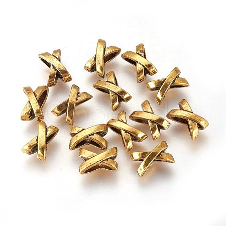 Tibetan Style Slide Charms GAB5339Y-1