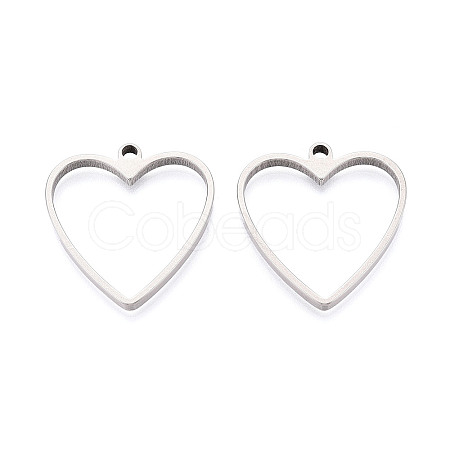 201 Stainless Steel Pendants STAS-T064-84P-01-1