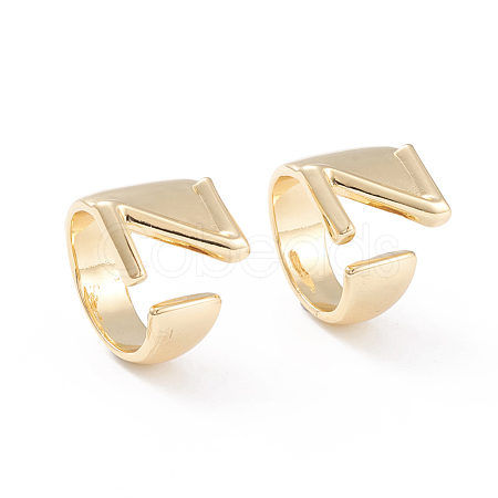 Brass Cuff Rings RJEW-L097-06Z-1