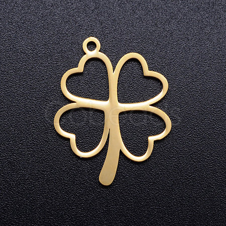 Ion Plating(IP) 304 Stainless Steel Hollow Pendants A-STAS-Q201-JN296-2-1