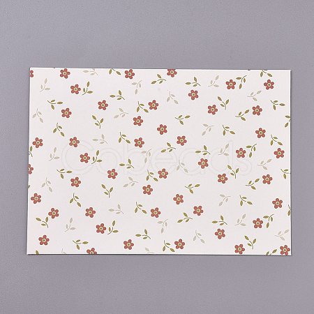 Paper Envelope Flower Pattern DIY-WH0148-15B-1