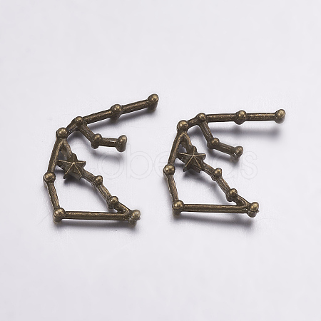 Alloy Cabochons PALLOY-L204-06AB-1