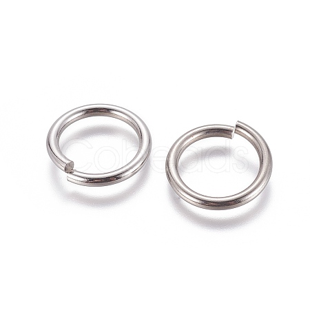 Tarnish Resistant 304 Stainless Steel Open Jump Rings LS-STAS-E464-09E-P-1