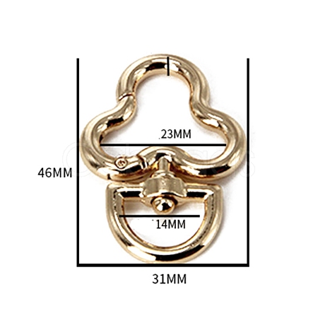 Zinc Swivel Clasps PW-WG33500-05-1