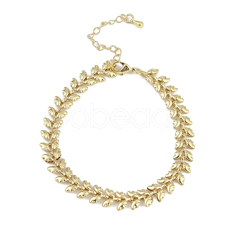 Rack Plating Brass Bracelets for Women BJEW-K244-07G-1