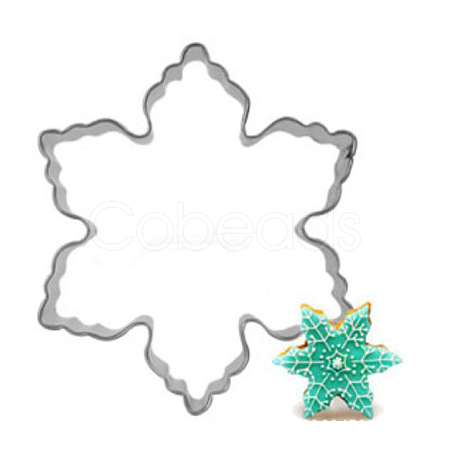 Tarnish Resistant 304 Stainless Steel Christmas Cookie Cutters DIY-E012-86-1