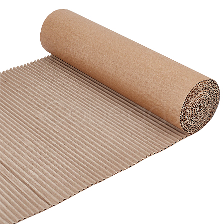 Single Face Corrugated Cardboard Roll for Packing DIY-WH0671-194A-05-1