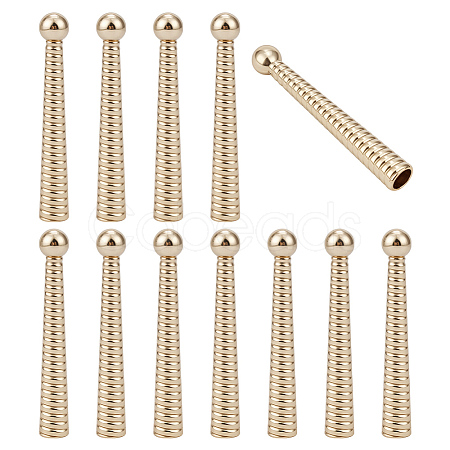 12Pcs Alloy Cord Ends FIND-HY0004-71LG-1