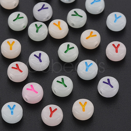Acrylic Beads MACR-N008-58Y-1