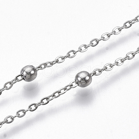 Tarnish Resistant 304 Stainless Steel Cable Chains CHS-S006-JN961-1-1