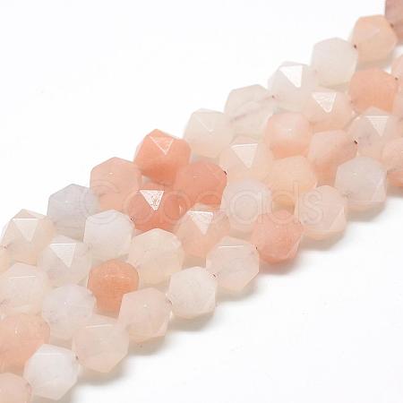 Natural Pink Aventurine Beads Strands G-R448-6mm-12-1