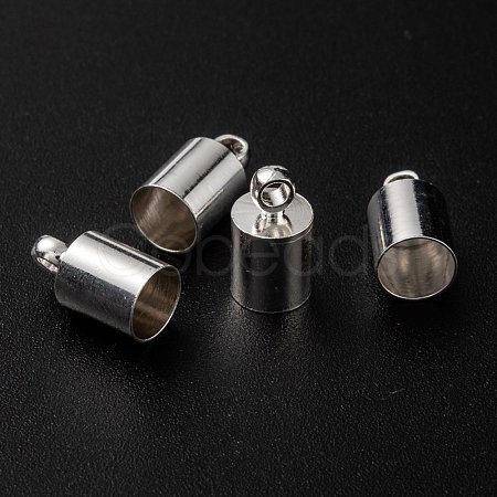 Brass Cord Ends KK-H759-41F-S-1