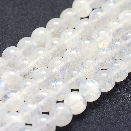 Natural Rainbow Moonstone Beads Strands G-P342-02A-8mm-AA-1