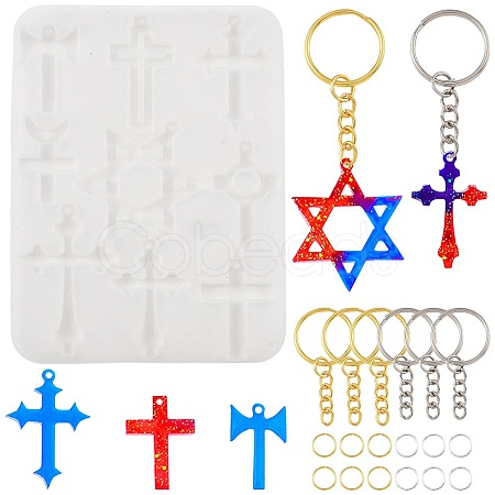DIY Keychain Making Kits DIY-FS0010-63-1