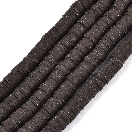 Handmade Polymer Clay Beads Strands CLAY-R089-6mm-110-1