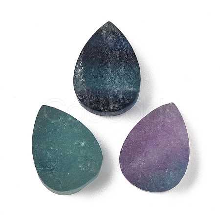 Natural Fluorite Cabochons G-K338-40A-04-1