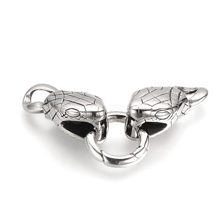 304 Stainless Steel Spring Gate Rings STAS-Q209-31-1