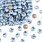 Preciosa&reg MAXIMA Crystal Round Stones, Czech Crystal, Dura Foiling, Round(431 11 615 Chaton), 30020 Light Sapphire, SS39(8.15~8.4mm)