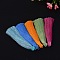 Beautiful Design Nylon Tassel Pendant Decorations, Mixed Color, 160x18mm, Hole: 4mm