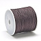 Nylon Thread, Chinese Knotting Cord, Coconut Brown, 1mm, about 284.33 yards(260m)/roll