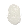 Natural White Jade Carved Pendants G-S384-01J-2
