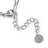 Non-Tarnish 304 Stainless Steel Paperclip Chain Necklace NJEW-D045-14P-3