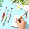 10Pcs ABS Plastic & Iron Ball-Point Pen AJEW-FS0001-41F-6