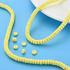 Handmade Polymer Clay Beads Strands CLAY-N008-008-43-7