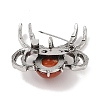 Natural Red Jasper Brooches G-A224-01AS-06-2