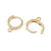 Brass Hoop Earring Findings X-KK-P310-26B-G-2