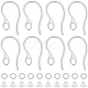 50Pcs 304 Stainless Steel Earring Hooks STAS-BBC0009-93-7