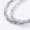 Electroplate Glass Faceted Rondelle Beads Strands LS-EGLA-D020-3x2mm-15-3