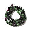 Natural Ruby in Zoisite Beads Strands G-I341-13B-3