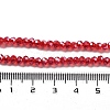 Electroplate Transparent Glass Beads Strands LS-EGLA-A035-T3mm-A01-4