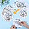 8Pcs PEVA Bathtub Anti-slip Stickers with Scraper DIY-SP0006-68-3