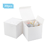 Foldable Creative Kraft Paper Box CON-WH0062-04A-5