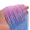 Transparent Painted Glass Beads Strands DGLA-A034-T3mm-A08-2
