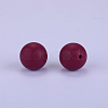 Round Silicone Focal Beads SI-JX0046A-24-2