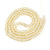Baking Paint Transparent Glass Beads X1-DGLA-N011-6mm-02-2