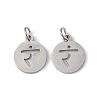 Non-Tarnish 304 Stainless Steel Charms STAS-Q201-T449P-1