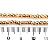 Electroplated Synthetic Non-magnetic Hematite Beads Strands G-H027-B01-02-5