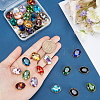 AHADEMAKER 36Pcs 18 Colors Sew on Rhinestone RGLA-GA0001-03-3