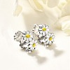304 Stainless Steel Hoop Earrings for Women EJEW-C096-46P-1