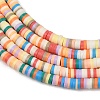 Handmade Polymer Clay Beads Strands PY-CBA18ED-02E-2