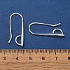 Brass Earring Hooks KK-H502-11S-3