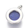 Natural Dyed Lapis Lazuli Pendants G-L512-B05-3