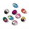 Faceted K9 Glass Rhinestone Cabochons GGLA-A005-23-1