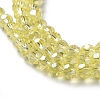 Electroplate Glass Bead Strands EGLA-R015-4mm-26-2